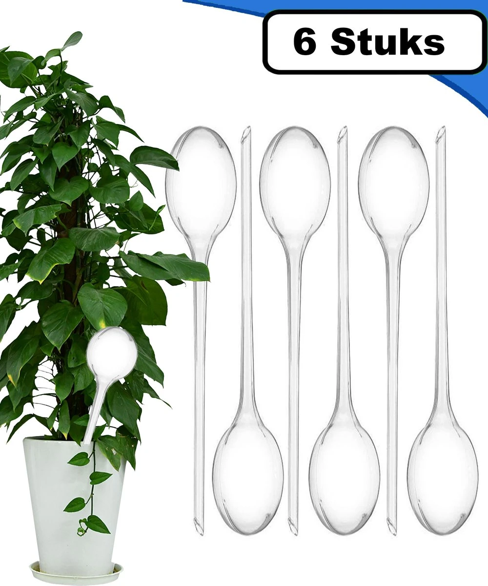 Summer Spark Waterdruppelaar Voor Planten 6 Stuks Transparant – 27 CM X 8 CM – 250 ML – Automatisch Watergeefsysteem Voor Kamerplanten – Planten Watergever Met Druppelsysteem – Waterbol 3 Summer Spark Waterdruppelaar Voor Planten 6 Stuks Transparant – 27 CM X 8 CM – 250 ML – Automatisch Watergeefsysteem Voor Kamerplanten – Planten Watergever Met Druppelsysteem – Waterbol