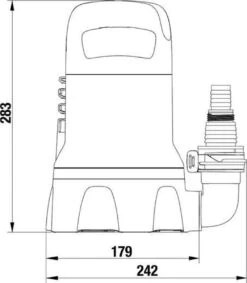 Gardena Dompelpomp 9000 Rvs 24,2 X 28,3 Cm Zwart/grijs -Tuin Kweekbenodigdheden 1047x1200 1