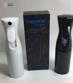 Merkloos Sibel Extreme Mist Verstuiver 160ml Zwart En Wit| Professional Hairdressing Plastic Fine Mist Spray Bottle - 2 Stucks -Tuin Kweekbenodigdheden 1051x1200