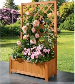 Parkside Plantenbak Met Klimrek 60 X 28 X 100cm -Tuin Kweekbenodigdheden 1073x1200 1