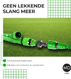 Uitrekbare Tuinslang Tot 15 Meter Van MD-goods ® - Tuinsproeier - Tuin Besproeien - Waterslang - Sproeikop - Groen - Flexibel Elastisch 11 Uitrekbare Tuinslang Tot 15 Meter Van MD-goods ® - Tuinsproeier - Tuin Besproeien - Waterslang - Sproeikop - Groen - Flexibel Elastisch -Tuin Kweekbenodigdheden 1074x1200