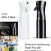 Merkloos Sibel Extreme Mist Verstuiver 160ml Zwart En Wit| Professional Hairdressing Plastic Fine Mist Spray Bottle - 2 Stucks 1 Merkloos Sibel Extreme Mist Verstuiver 160ml Zwart En Wit| Professional Hairdressing Plastic Fine Mist Spray Bottle - 2 Stucks -Tuin Kweekbenodigdheden 1081x1200 1