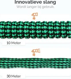 Goliving Tuinslang Flexibel - 30 Meter - Uitrekbare Tuinslang Sproeier - Tuinsproeier - Zwart - Acht Standen - Met Opbergtas 16 Goliving Tuinslang Flexibel - 30 Meter - Uitrekbare Tuinslang Sproeier - Tuinsproeier - Zwart - Acht Standen - Met Opbergtas -Tuin Kweekbenodigdheden 1082x1200