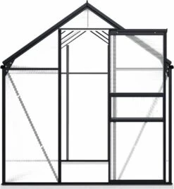 VidaXL Broeikas Met Basisframe 4,75 M² Aluminium Antracietkleurig 16 VidaXL Broeikas Met Basisframe 4,75 M² Aluminium Antracietkleurig -Tuin Kweekbenodigdheden 1105x1200 2