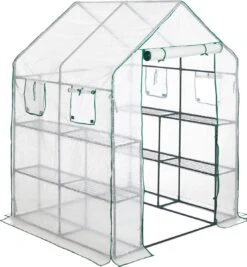 Relaxdays Tuinkas - 2 M² - Kweekkas Tuin - Grote Foliekas - 4 Ramen - Plantenkas Tomaten -Tuin Kweekbenodigdheden 1111x1200 4