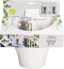 Elho Corsica Vertical Forest 24 - Bloempot Voor Balkonbuiten - Ø 26.7 X H 29.7 Cm - Wit/Wit 27 Elho Corsica Vertical Forest 24 - Bloempot Voor Balkonbuiten - Ø 26.7 X H 29.7 Cm - Wit/Wit -Tuin Kweekbenodigdheden 1124x1200 2