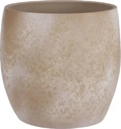 Mica Decorations Lester Bloempot - H31 X Ø33 Cm - Terracotta - Crème -Tuin Kweekbenodigdheden 1129x1200 10