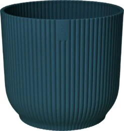 Elho Vibes Fold Rond Wielen 35 - Bloempot Voor Binnen - Ø 34.9 X H 32.4 Cm - Diepblauw -Tuin Kweekbenodigdheden 1130x1200 5