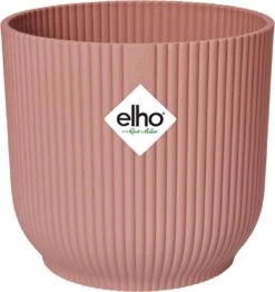 Elho Vibes Fold Rond 25 - Bloempot Voor Binnen - Ø 25.0 X H 23.0 Cm - Delicaat Roze