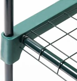 Relaxdays Kas Met Wielen - Tuinkas 3 Etages - Broeikas Kweekkas Tuin / Balkon 130 Cm Hoog - PE -Tuin Kweekbenodigdheden 1141x1200 2