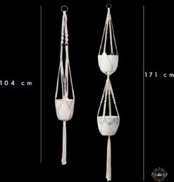Plantenhanger Macrame Set Van 2 - Plantenhanger Met Ruimte Voor 3 Potten - Luxe Gevlochten Touw 100% Katoen - Duurzaam - Plantenbakken - Bloempotten - Macramé Stijl Hanger Voor Bloempotten - Hangpot - Fienosa 13 Plantenhanger Macrame Set Van 2 - Plantenhanger Met Ruimte Voor 3 Potten - Luxe Gevlochten Touw 100% Katoen - Duurzaam - Plantenbakken - Bloempotten - Macramé Stijl Hanger Voor Bloempotten - Hangpot - Fienosa -Tuin Kweekbenodigdheden 1146x1200 2