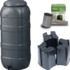 Harcostar Rainsaver Regenton 100 Liter Antraciet Met Vulautomaat En 3 Delige Voet -Tuin Kweekbenodigdheden 1166x1200 2