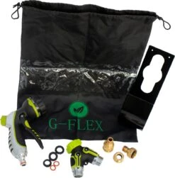 G-Flex Flexibele Tuinslang - Waterslang - 8 Verschillende Sproeistanden - Inclusief Opbergtas/splitter/Koppelstuk/Houder/Rubbers - 30 Meter 11 G-Flex Flexibele Tuinslang - Waterslang - 8 Verschillende Sproeistanden - Inclusief Opbergtas/splitter/Koppelstuk/Houder/Rubbers - 30 Meter -Tuin Kweekbenodigdheden 1181x1200