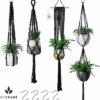 4 Stuks Luxe Macrame Plantenhangers - Boho Handgeweven Katoen Hangpot Voor Binnen/Buiten - Hangende Bloempot Met Kralen - Macramé Touw/Koord Hangplant Houder - Bohemian Wandhanger Decoratie - Plant Hanger - Verticale Tuin Bloempothouder Planthanger 2 4 Stuks Luxe Macrame Plantenhangers - Boho Handgeweven Katoen Hangpot Voor Binnen/Buiten - Hangende Bloempot Met Kralen - Macramé Touw/Koord Hangplant Houder - Bohemian Wandhanger Decoratie - Plant Hanger - Verticale Tuin Bloempothouder Planthanger -Tuin Kweekbenodigdheden 1181x1200 3