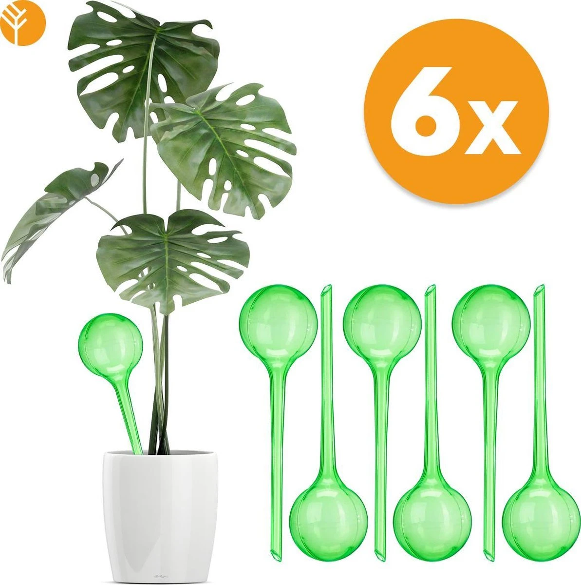 Waterdruppelaar Set Van 6 Stuks Voor Planten – 27 CM – Automatisch Watergeefsysteem Voor Kamerplanten – Planten Watergever Met Druppelsysteem – Waterbol 7 Waterdruppelaar Set Van 6 Stuks Voor Planten – 27 CM – Automatisch Watergeefsysteem Voor Kamerplanten – Planten Watergever Met Druppelsysteem – Waterbol - Afbeelding 5