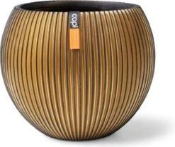 Capi Europe - Vaas Bol Groove XL - 39x33 - Goud - Bloempot Voor Binnen - Opening ⌀24 - GVGB270 11 Capi Europe - Vaas Bol Groove XL - 39x33 - Goud - Bloempot Voor Binnen - Opening ⌀24 - GVGB270 -Tuin Kweekbenodigdheden 1200x1007 6