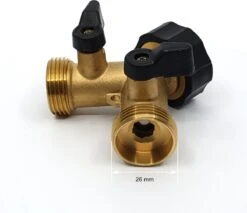 Horvitus Waterverdeler 2 Weg - Y Stuk Kraan Splitter - Voor Europese Kranen - Messing -Tuin Kweekbenodigdheden 1200x1034 1