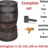 Exellent Regenton Met Voet, Houtlook, 120 Liter, Incl. Regenton Vulautomaat En Kraan 1 Exellent Regenton Met Voet, Houtlook, 120 Liter, Incl. Regenton Vulautomaat En Kraan -Tuin Kweekbenodigdheden 1200x1060 2