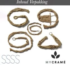 5 Stuks Luxe Jute Plantenhangers - Boho Handgeweven Katoen Hangpot Voor Binnen/Buiten - Hangende Bloempot Met Kralen - Macramé Touw/Koord Hangplant Houder - Bohemian Wandhanger Decoratie - Plant Hanger - Verticale Tuin Bloempothouder Planthanger -Tuin Kweekbenodigdheden 1200x1111 2