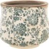 Clayre & Eef Bloempot Ø 21x17 Cm Beige Groen Keramiek Rond Bloemen Bloempot Binnen Plantenpot Plant Pot 2 Clayre & Eef Bloempot Ø 21x17 Cm Beige Groen Keramiek Rond Bloemen Bloempot Binnen Plantenpot Plant Pot -Tuin Kweekbenodigdheden 1200x1125 3