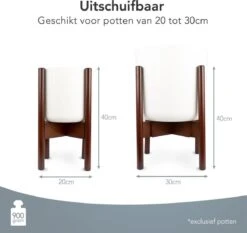 LifeGoods Planten Standaard - Uitschuifbare Bloempothouder - 20 Tot 30 Cm - Donker Bamboe 17 LifeGoods Planten Standaard - Uitschuifbare Bloempothouder - 20 Tot 30 Cm - Donker Bamboe -Tuin Kweekbenodigdheden 1200x1130 3
