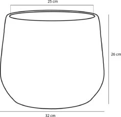 Mica Decorations Clemente Bloempot - H25,5 X Ø32 Cm - Terracotta - Goud -Tuin Kweekbenodigdheden 1200x1155 2