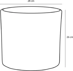 Mica Decorations Era Bloempot - H26 X Ø28 Cm - Wit 12 Mica Decorations Era Bloempot - H26 X Ø28 Cm - Wit -Tuin Kweekbenodigdheden 1200x1163 4
