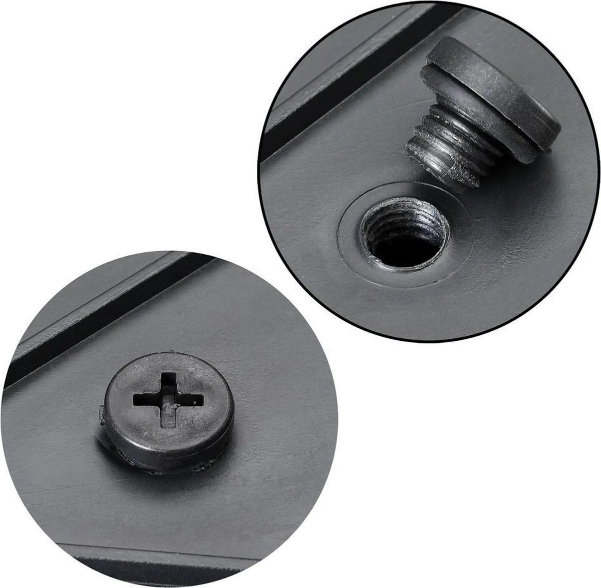 Casaria Polyrattan Plantenbak - Met Klimoprek - 3 Bakken Zwart 4 Casaria Polyrattan Plantenbak - Met Klimoprek - 3 Bakken Zwart - Afbeelding 2