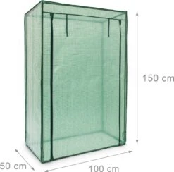 Relaxdays Kweekkas Tomaten - Folie Tuinkas - Tomatenhuis - Foliekas - Broeikas Kunststof - PE -Tuin Kweekbenodigdheden 1200x1187 11