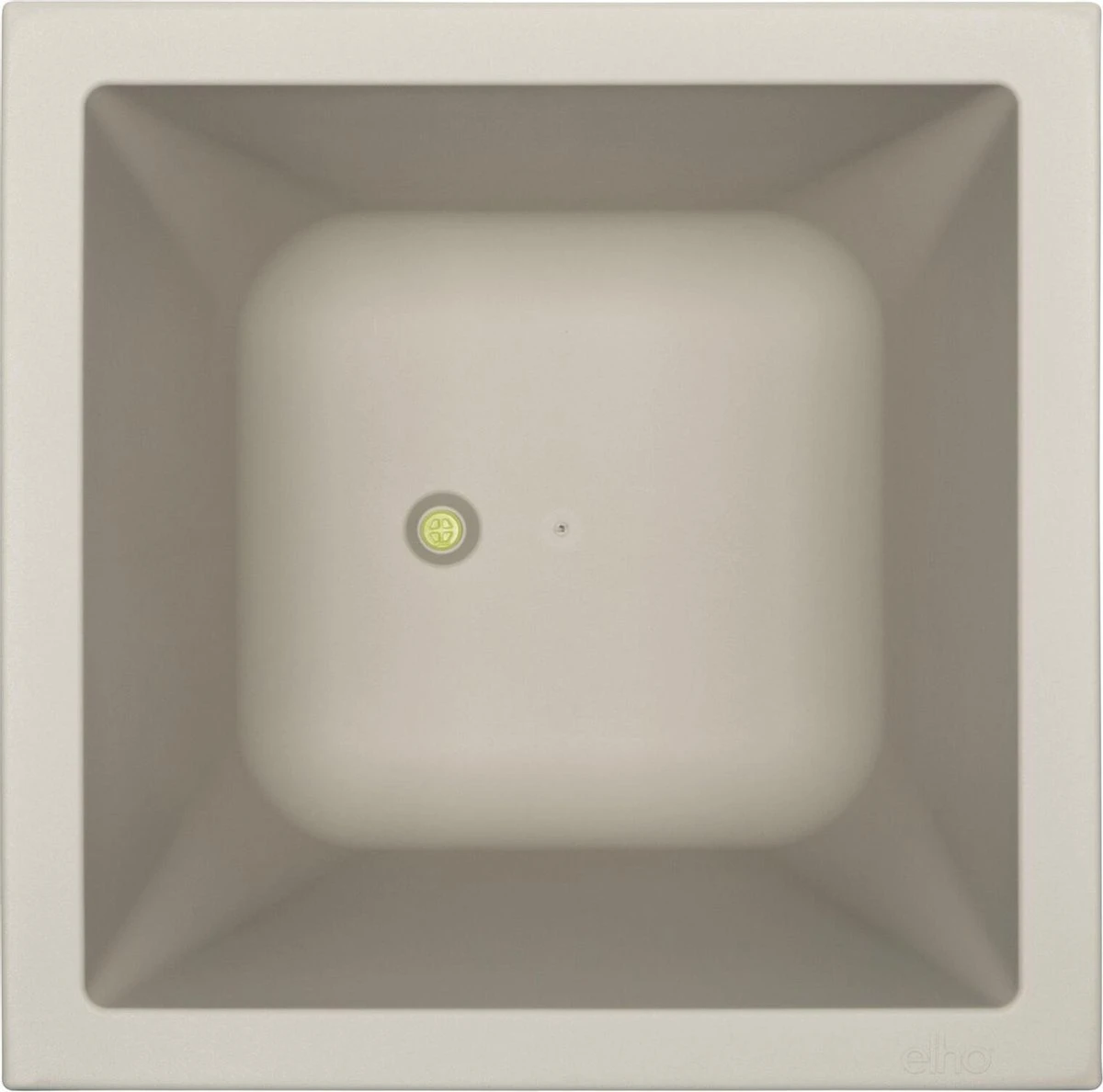 Elho Vivo Structure Finish Vierkant 40 - Plantenbak Voor Binnen & Buiten - Ø 39 X H 41 - Grijs/Warm Grijs 5 Elho Vivo Structure Finish Vierkant 40 - Plantenbak Voor Binnen & Buiten - Ø 39 X H 41 - Grijs/Warm Grijs - Afbeelding 3