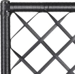 Casaria Polyrattan Plantenbak - Met Klimoprek - 3 Bakken Zwart 14 Casaria Polyrattan Plantenbak - Met Klimoprek - 3 Bakken Zwart -Tuin Kweekbenodigdheden 1200x1190 6