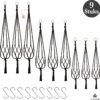 9 Stuks Zwart Macrame Plantenhangers - Boho Handgeweven Katoen Hangpot Voor Binnen/Buiten - Hangende Bloempot Met Kralen - Macramé Touw/Koord Hangplant Houder - Bohemian Wandhanger Decoratie - Plant Hanger - Verticale Tuin Bloempothouder Planthanger 2 9 Stuks Zwart Macrame Plantenhangers - Boho Handgeweven Katoen Hangpot Voor Binnen/Buiten - Hangende Bloempot Met Kralen - Macramé Touw/Koord Hangplant Houder - Bohemian Wandhanger Decoratie - Plant Hanger - Verticale Tuin Bloempothouder Planthanger -Tuin Kweekbenodigdheden 1200x1191 5