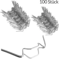 Deuba Kasklemmen RVS - 100 Stuks – Afmeting 85 X 30 X 1,5 Mm – Zilver -Tuin Kweekbenodigdheden 1200x1192 4