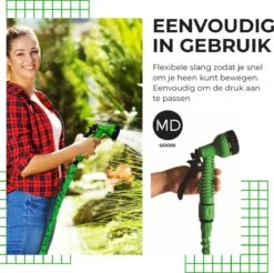 Uitrekbare Tuinslang Tot 15 Meter Van MD-goods ® - Tuinsproeier - Tuin Besproeien - Waterslang - Sproeikop - Groen - Flexibel Elastisch 14 Uitrekbare Tuinslang Tot 15 Meter Van MD-goods ® - Tuinsproeier - Tuin Besproeien - Waterslang - Sproeikop - Groen - Flexibel Elastisch -Tuin Kweekbenodigdheden 1200x1196 2