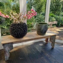 Mica Decorations Lester Bloempot - H31 X Ø33 Cm - Terracotta - Groen -Tuin Kweekbenodigdheden 1200x1200 1011