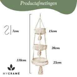 Macramé 3-Laags Hangende Fruitmand - Bohemian Mand Plantenhanger - Handgemaakt Katoen Touw Fruitschaal Hangmand - Boho Ophangbaar Etagere - Decoratieve Fruit Schaal/Basket - Opbergmand Organizer - Keuken/Balkon Decoratie - Hangpot Voor Binnen/Buiten 15 Macramé 3-Laags Hangende Fruitmand - Bohemian Mand Plantenhanger - Handgemaakt Katoen Touw Fruitschaal Hangmand - Boho Ophangbaar Etagere - Decoratieve Fruit Schaal/Basket - Opbergmand Organizer - Keuken/Balkon Decoratie - Hangpot Voor Binnen/Buiten -Tuin Kweekbenodigdheden 1200x1200 1040