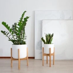 LifeGoods Planten Standaard - Uitschuifbare Bloempothouder - 20 Tot 30 Cm - Licht Bamboe -Tuin Kweekbenodigdheden 1200x1200 1047