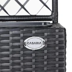 Casaria Polyrattan Plantenbak - Met Klimoprek - 3 Bakken Zwart 21 Casaria Polyrattan Plantenbak - Met Klimoprek - 3 Bakken Zwart -Tuin Kweekbenodigdheden 1200x1200 1140