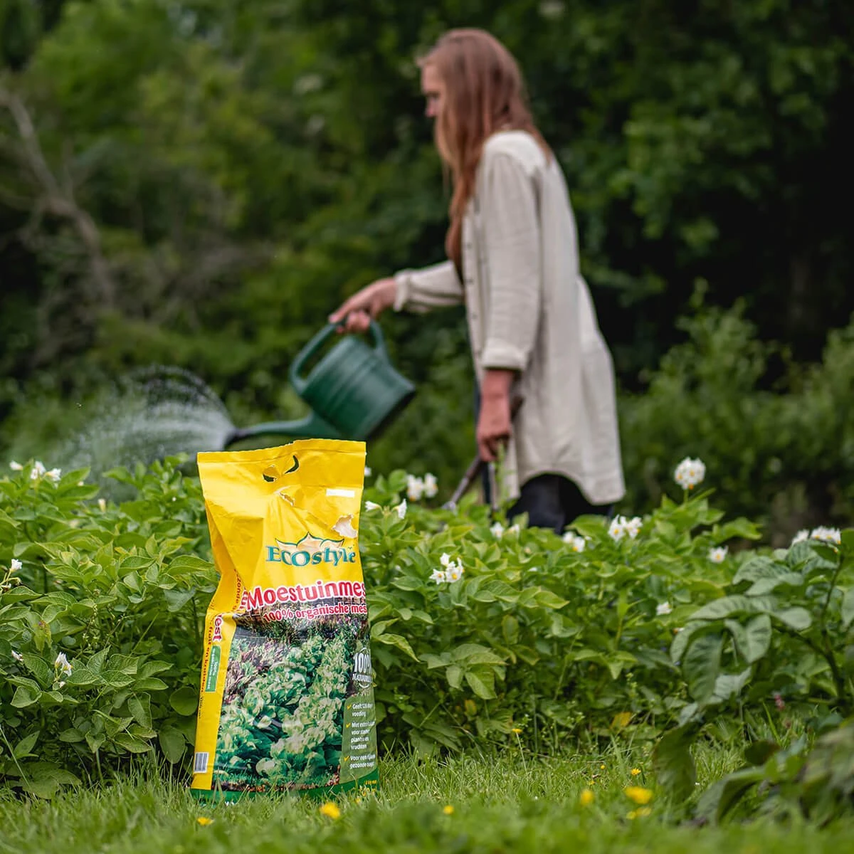 ECOStyle Moestuinmest Voor Eetbare Gewassen - Voor Fruit En Moestuin - Rijk Aan Kalium - 120 Dagen Voeding - 80 M² - 8 KG 5 ECOStyle Moestuinmest Voor Eetbare Gewassen - Voor Fruit En Moestuin - Rijk Aan Kalium - 120 Dagen Voeding - 80 M² - 8 KG - Afbeelding 3