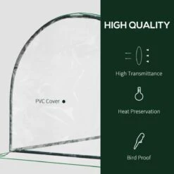 Tunnelkas - Tuinkas - Kweekkas - Broeikas - Kweektent - Kas - 200 X 100 X 80 Cm - Transparant 15 Tunnelkas - Tuinkas - Kweekkas - Broeikas - Kweektent - Kas - 200 X 100 X 80 Cm - Transparant -Tuin Kweekbenodigdheden 1200x1200 1174