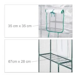 Relaxdays Tuinkas - 2 M² - Kweekkas Tuin - Grote Foliekas - 4 Ramen - Plantenkas Tomaten -Tuin Kweekbenodigdheden 1200x1200 1192