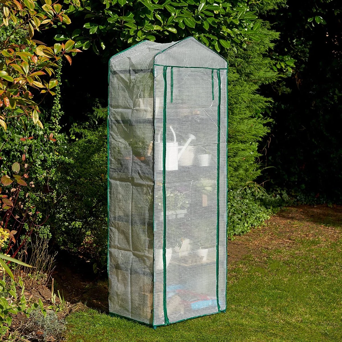 Bramble - Tuinkassen - 5 Lagen - Miniserre - Draadplanken - Gemakkelijk Te Monteren - 69 X 49 X 193 Cm 10 Bramble - Tuinkassen - 5 Lagen - Miniserre - Draadplanken - Gemakkelijk Te Monteren - 69 X 49 X 193 Cm - Afbeelding 8