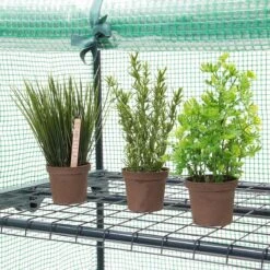 Relaxdays Kas Met Wielen - Tuinkas 3 Etages - Broeikas Kweekkas Tuin / Balkon 130 Cm Hoog - PE -Tuin Kweekbenodigdheden 1200x1200 1223