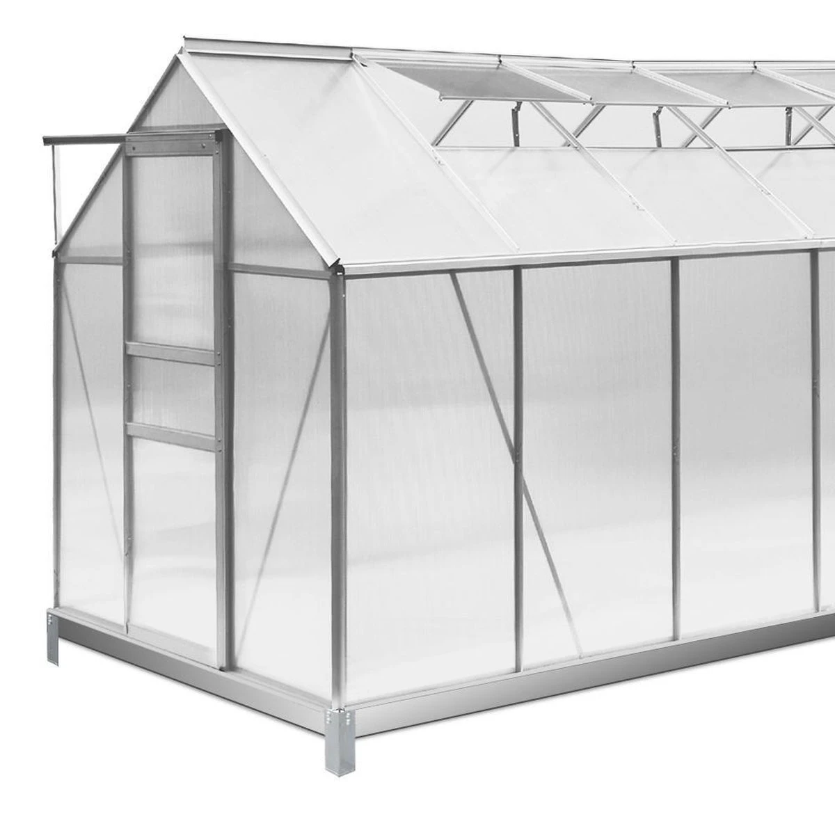 Deuba Broeikas Fundament Verzinkt - 380x190cm - Incl. Montagemateriaal 7 Deuba Broeikas Fundament Verzinkt - 380x190cm - Incl. Montagemateriaal - Afbeelding 5