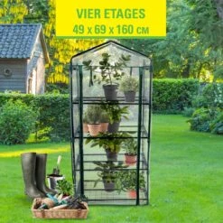 Kinzo Plastic Broeikas 69 X 49 X 160cm -Tuin Kweekbenodigdheden 1200x1200 1273