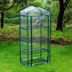Kinzo Plastic Broeikas 69 X 49 X 160cm -Tuin Kweekbenodigdheden 1200x1200 1274