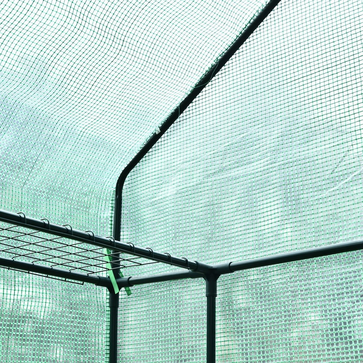 Merkloos Kweekkas - Tuinkas - Foliekas - Folie Kas - Broeikas - Kweektent - Plantenkas - Met Schappen - 143 X 73 X 195 Cm - Groen 10 Merkloos Kweekkas - Tuinkas - Foliekas - Folie Kas - Broeikas - Kweektent - Plantenkas - Met Schappen - 143 X 73 X 195 Cm - Groen - Afbeelding 8