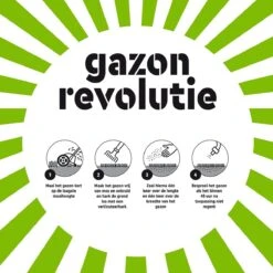 Pokon Gazon Revolutie - 12,5kg - Gazonmest / Graszaad / Bodemverbeteraar - Geschikt Voor 250m² - Binnen 15 Dagen Resultaat -Tuin Kweekbenodigdheden 1200x1200 240