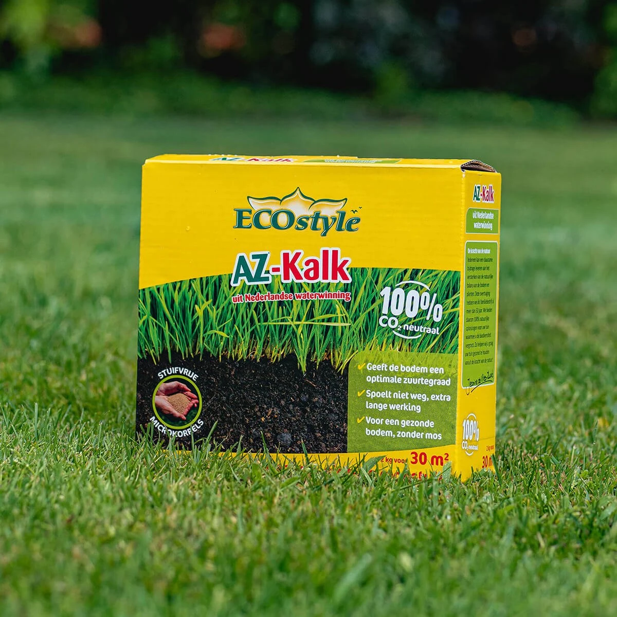 ECOstyle AZ Kalk Micro Korrel – Voor Gazon, Sier- En Moestuin - Corrigeert Zuurgraad Direct En Langdurig - Werkt Tegen Mos - CO2-Neutraal – 265 M² - 20 KG 7 ECOstyle AZ Kalk Micro Korrel – Voor Gazon, Sier- En Moestuin - Corrigeert Zuurgraad Direct En Langdurig - Werkt Tegen Mos - CO2-Neutraal – 265 M² - 20 KG - Afbeelding 5