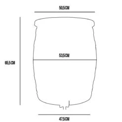Regentonset Roto 120 Liter + Voet 8 Regentonset Roto 120 Liter + Voet -Tuin Kweekbenodigdheden 1200x1200 261